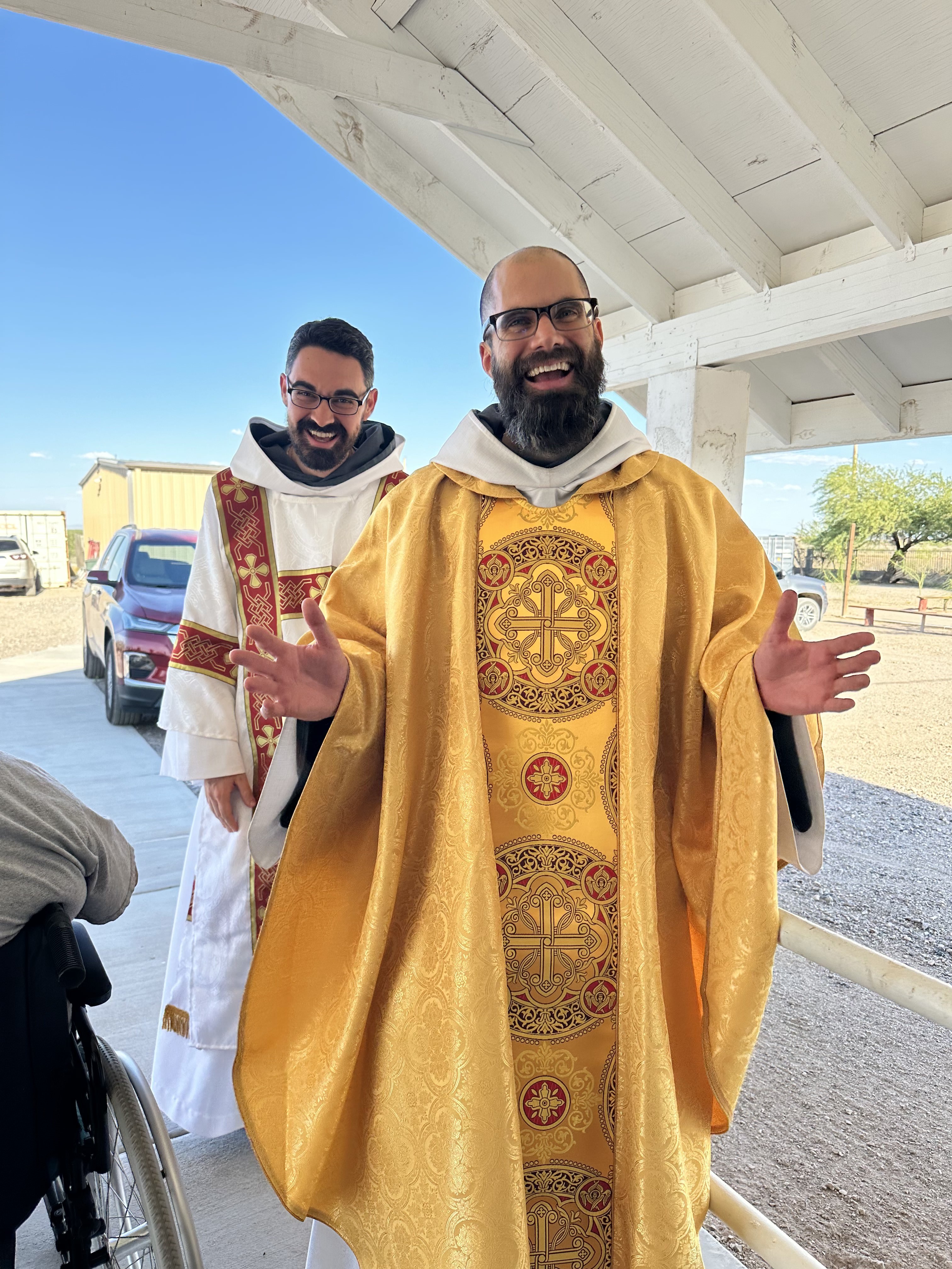 Fr. Antony And Dcn Elijah Holy Family Mission