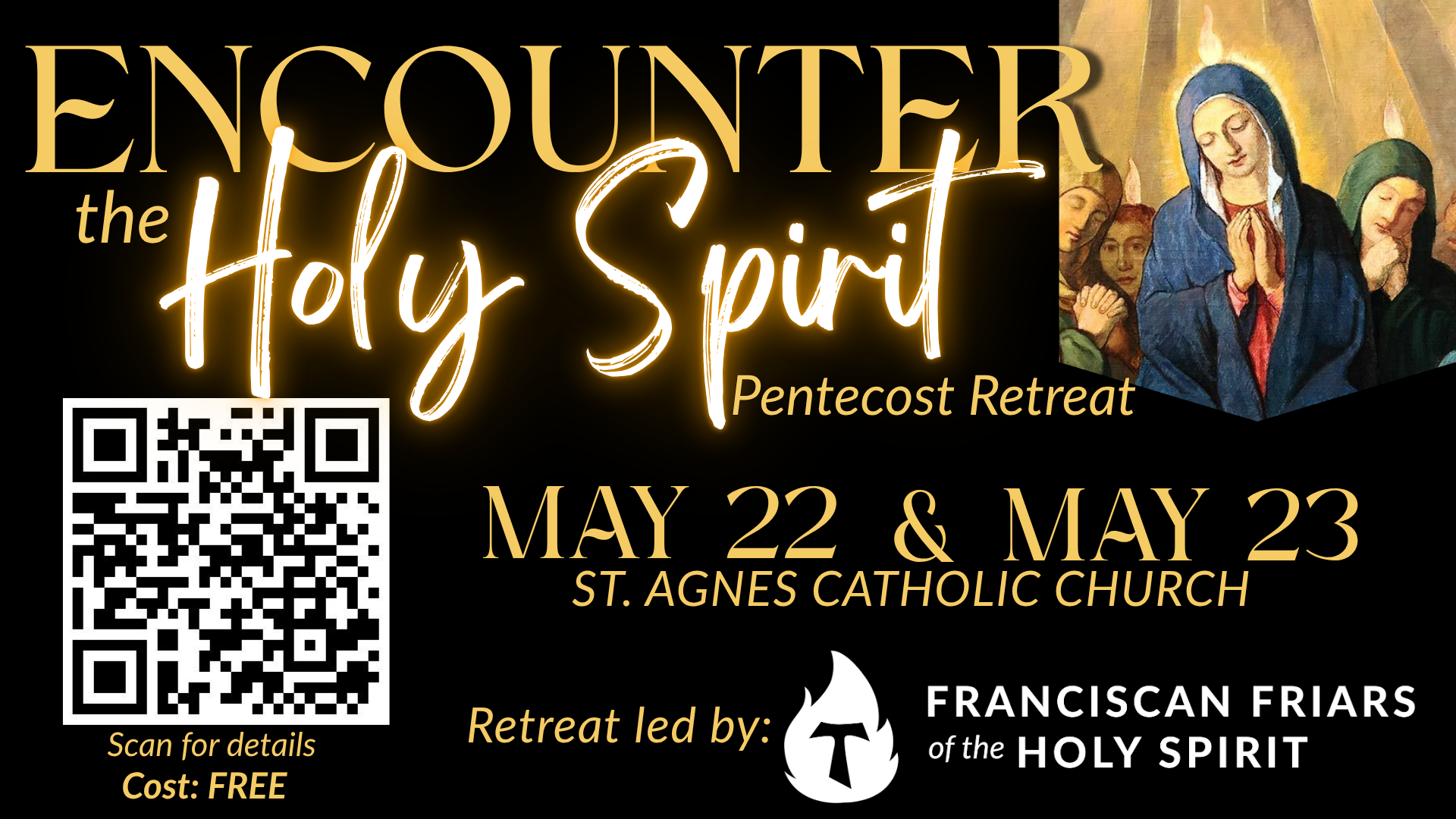 1920x1080 Encounter The Holy Spirit Pentecost Retreat 1